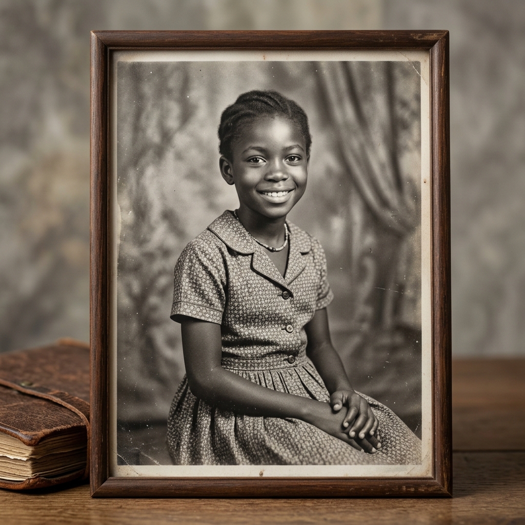 Young Theodora in the 1950s