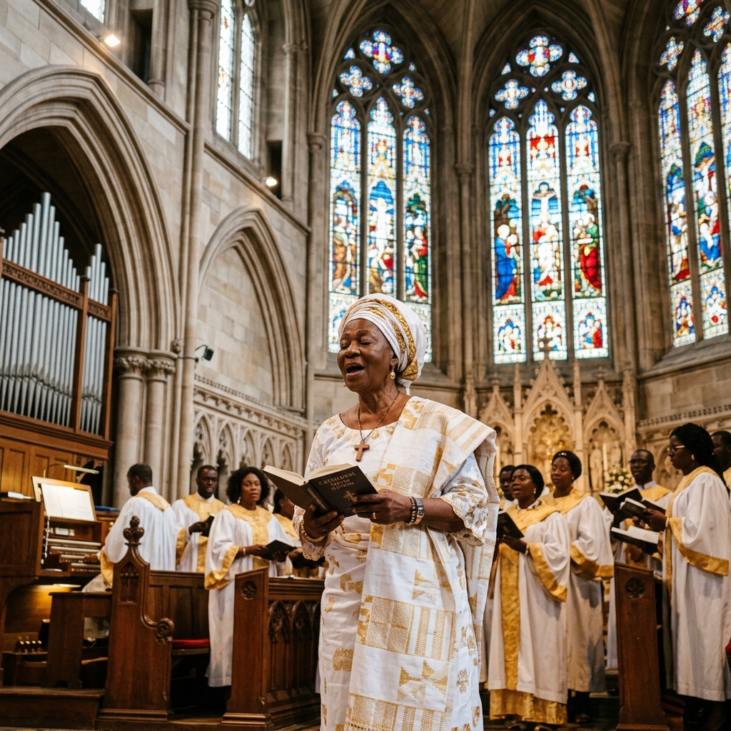 Singing in the Cathedral Choir
